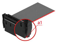 One27 Conector cu pini IDC, variantă de asamblare 400