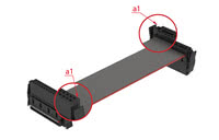 One27 Conector cu pini IDC, variantă de asamblare 140