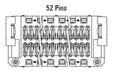 Dimensiuni Zero8 Socket drept, 52 de pini