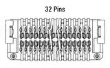 Dimensiuni Zero8 Socket drept, 32 de pini
