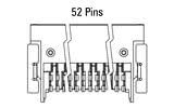 Dimensiuni Zero8 Socket cotat, 52 de pini