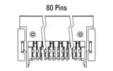 Dimensiuni Zero8 Socket cotit, 80 de pini
